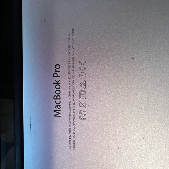 Apple MacBook Pro 13" RETINA Model A-1502 Laptop • For Parts Only - Picture 4 of 16